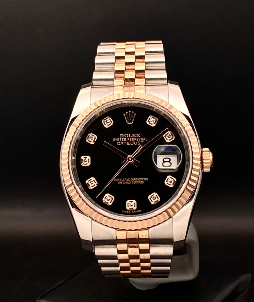 Rolex Datejust 116231 36mm 18k Rose Gold & Stainless Steel 