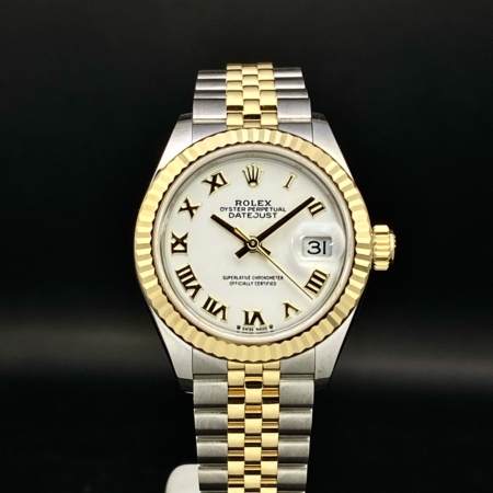 Rolex Datejust 31 half gold green diamond iv 278273, Luxury