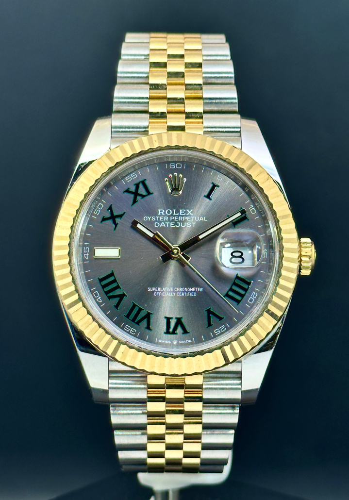 Rolex Datejust 41mm 126333 Slate Roman Jubilee