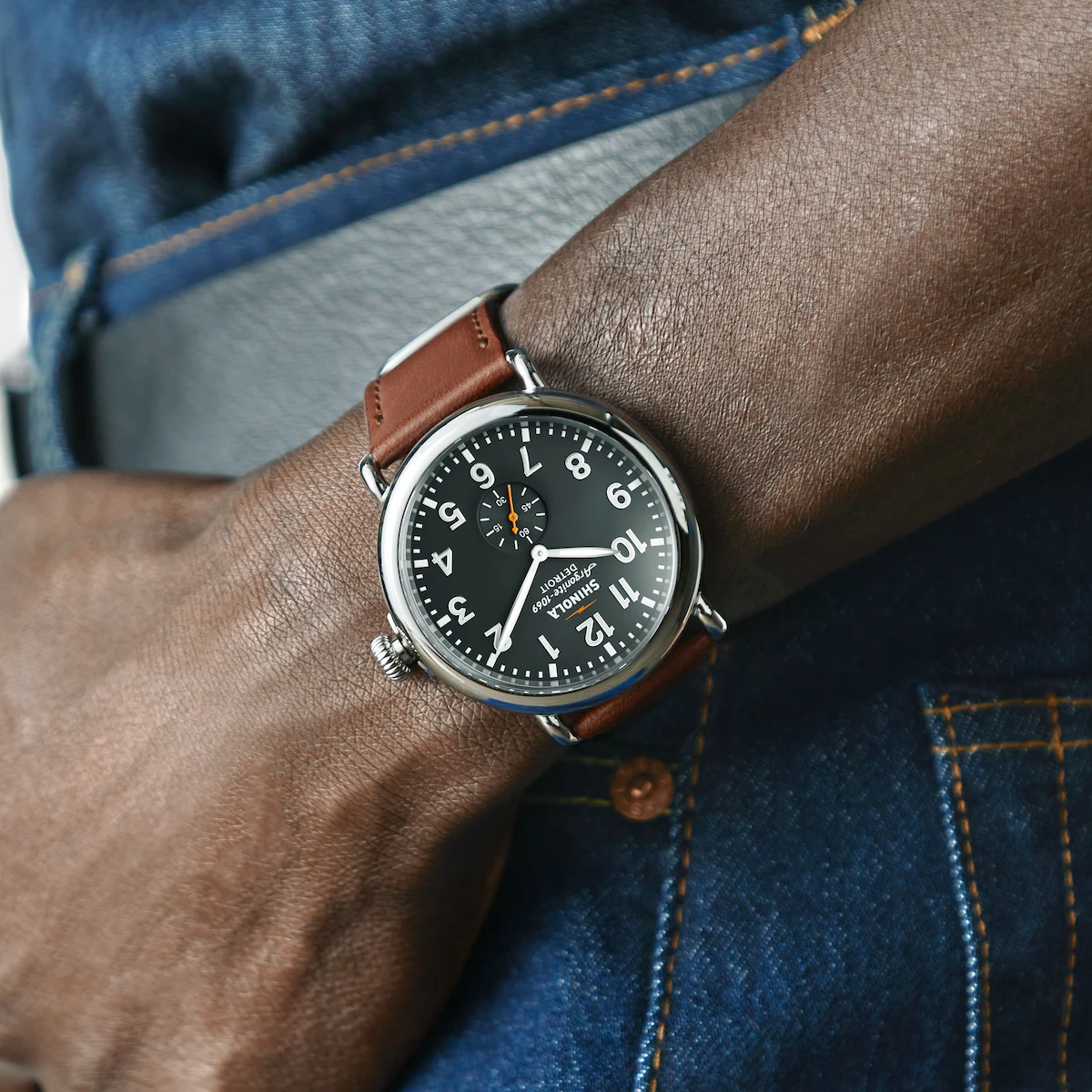 Shinola The Runwell 41mm White Green – Watches.com