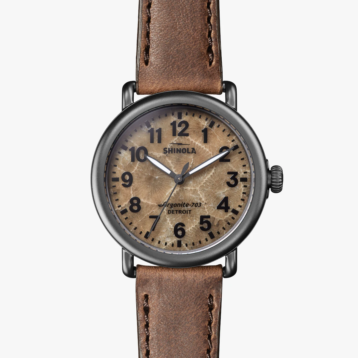 Shinola 41mm Runwell Petoskey Stone Dial Leo s Jewelry